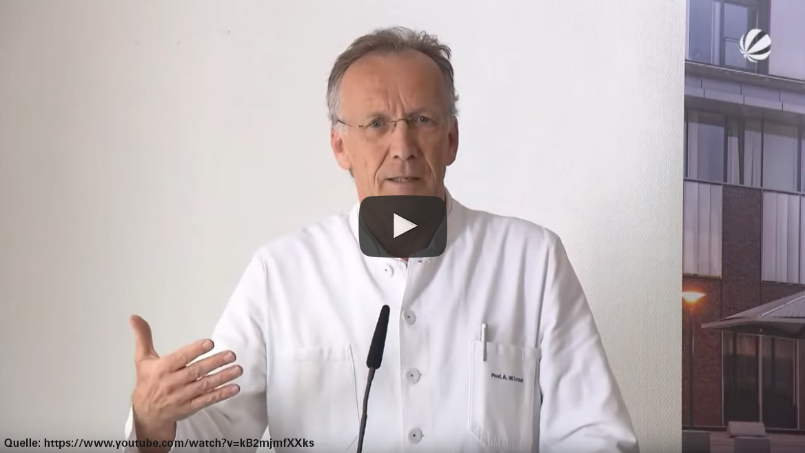 Prof. Lohse bescheinigt dem EUROIMMUN-ELISA auf einer Pressekonferenz eine sehr gute Spezifität